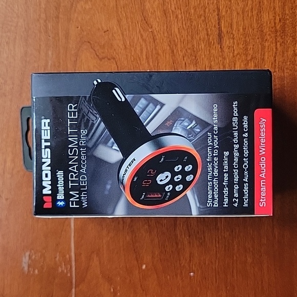 Monster Bluetooth FM Transmitter. - Picture 1 of 5